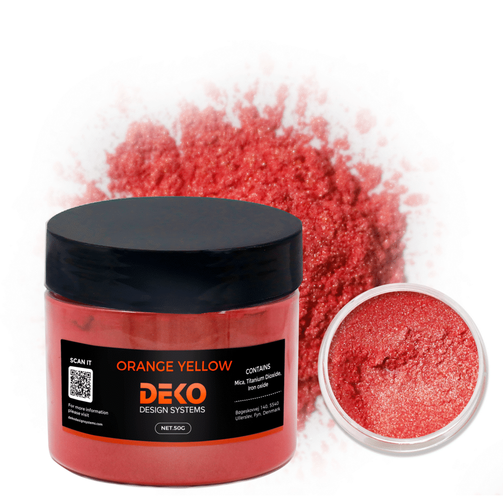 Orange Yellow Metallic Pigment