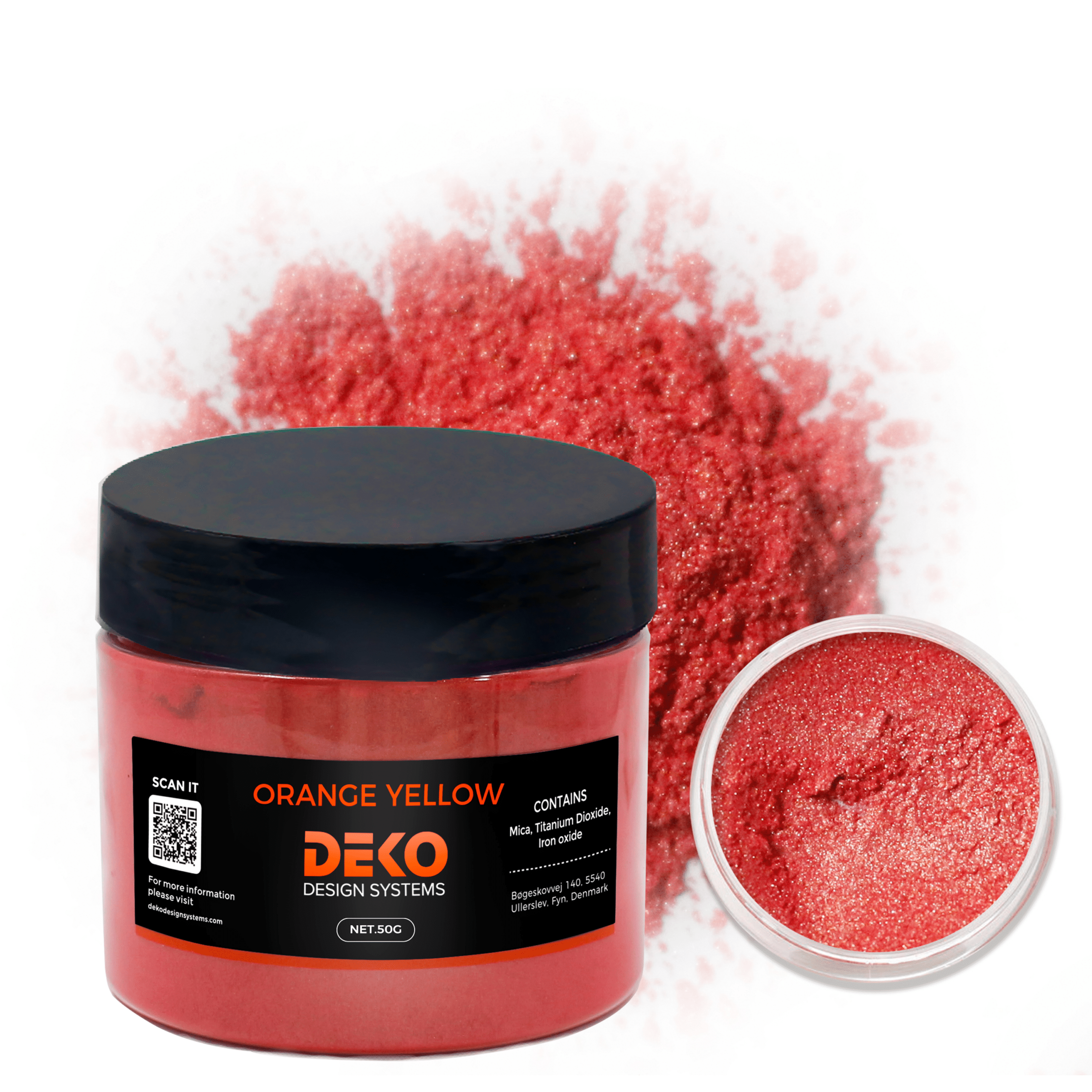 Orange Yellow Metallic Pigment